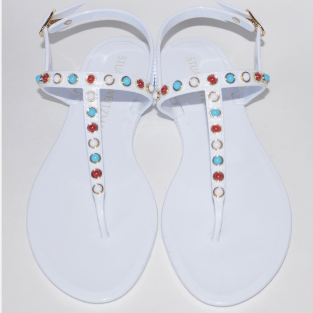 Stuart Weitzman Charm jelly sandal